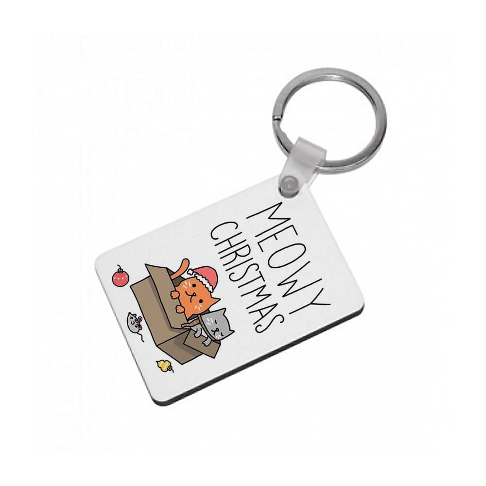 Meowy Christmas Keyring - Fun Cases