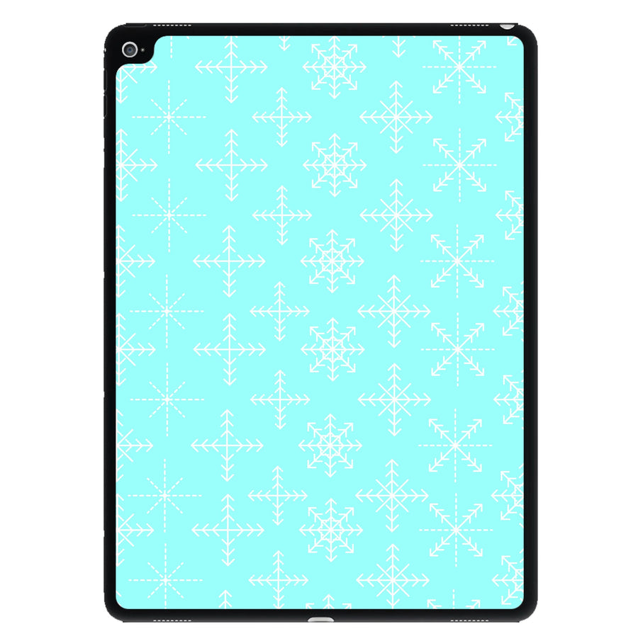 Snowflakes - Christmas Patterns iPad Case