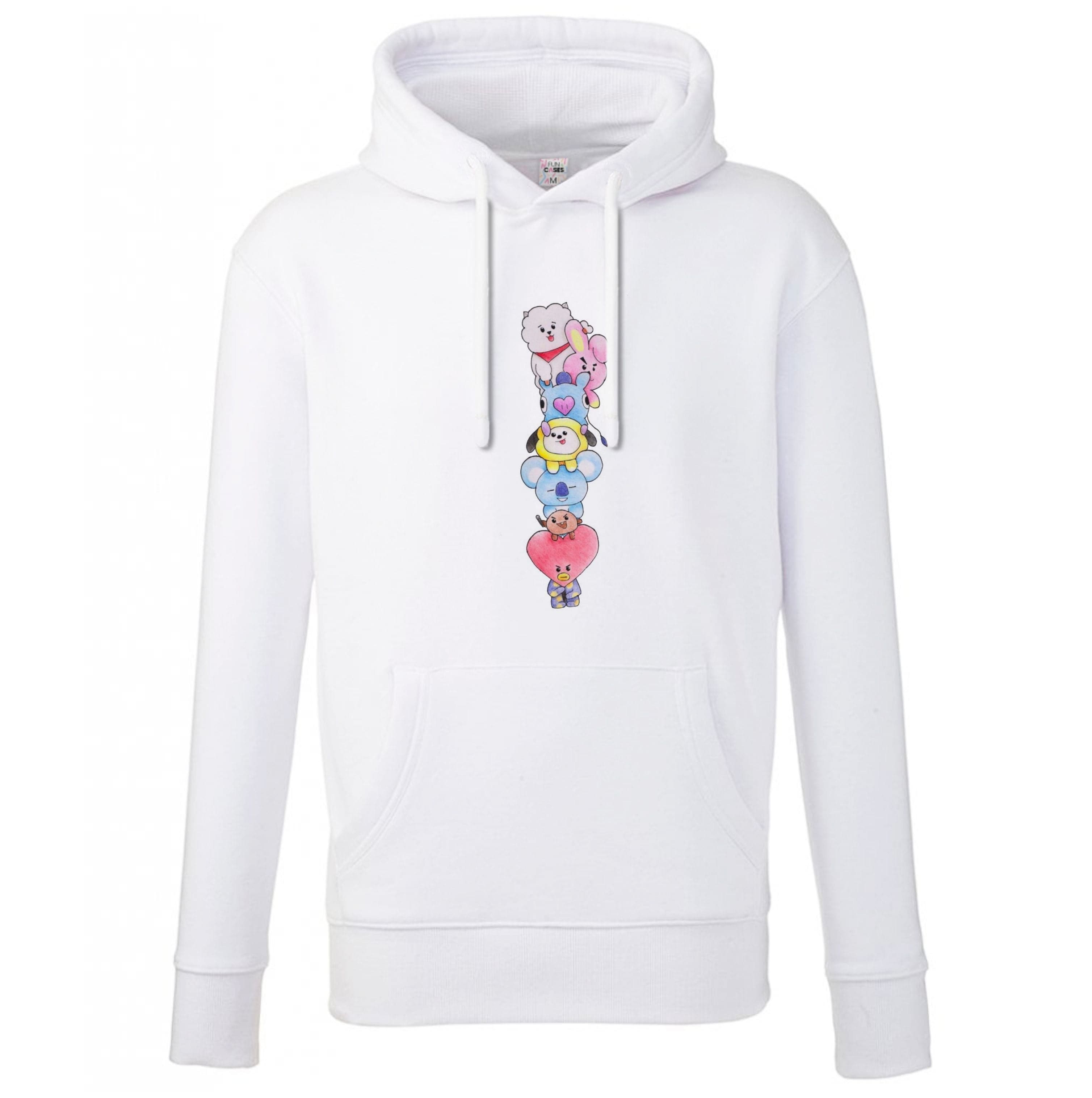 K-Pop Band BT21 Drawing Hoodie