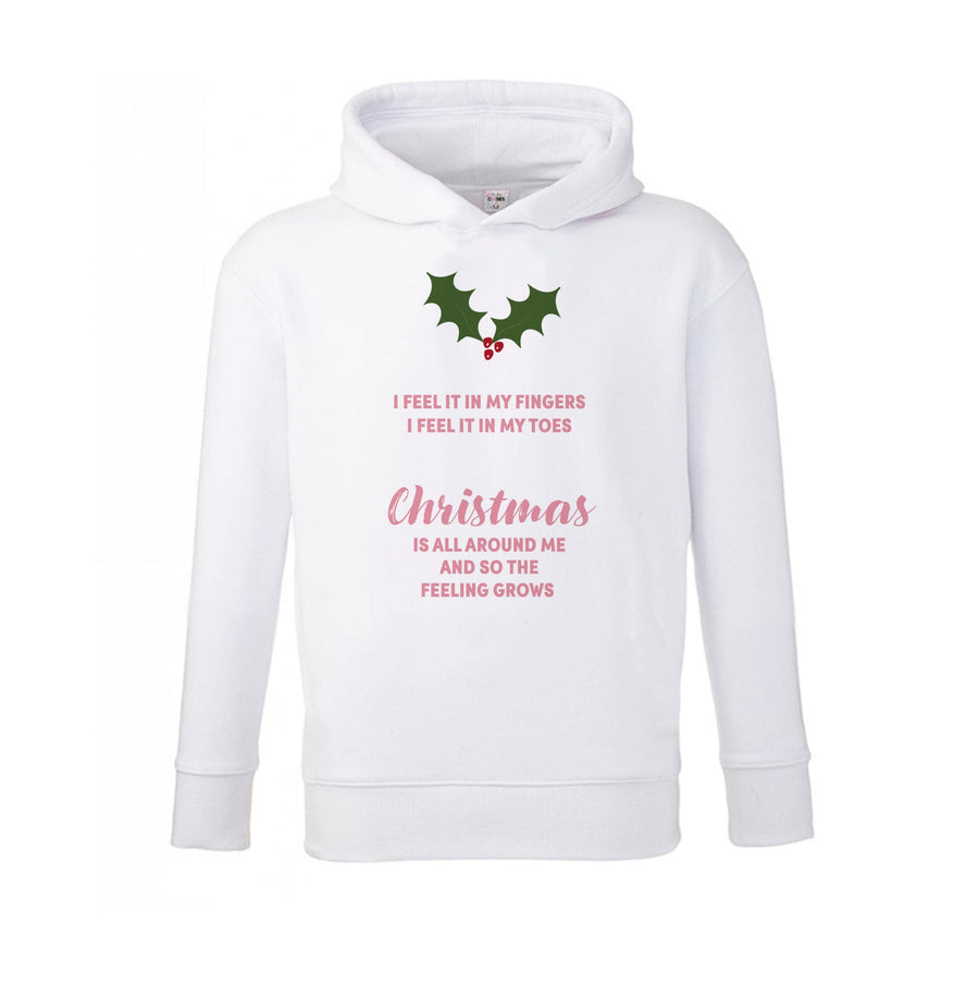 Christmas Is All Around Me - Love Actually Kids Hoodie