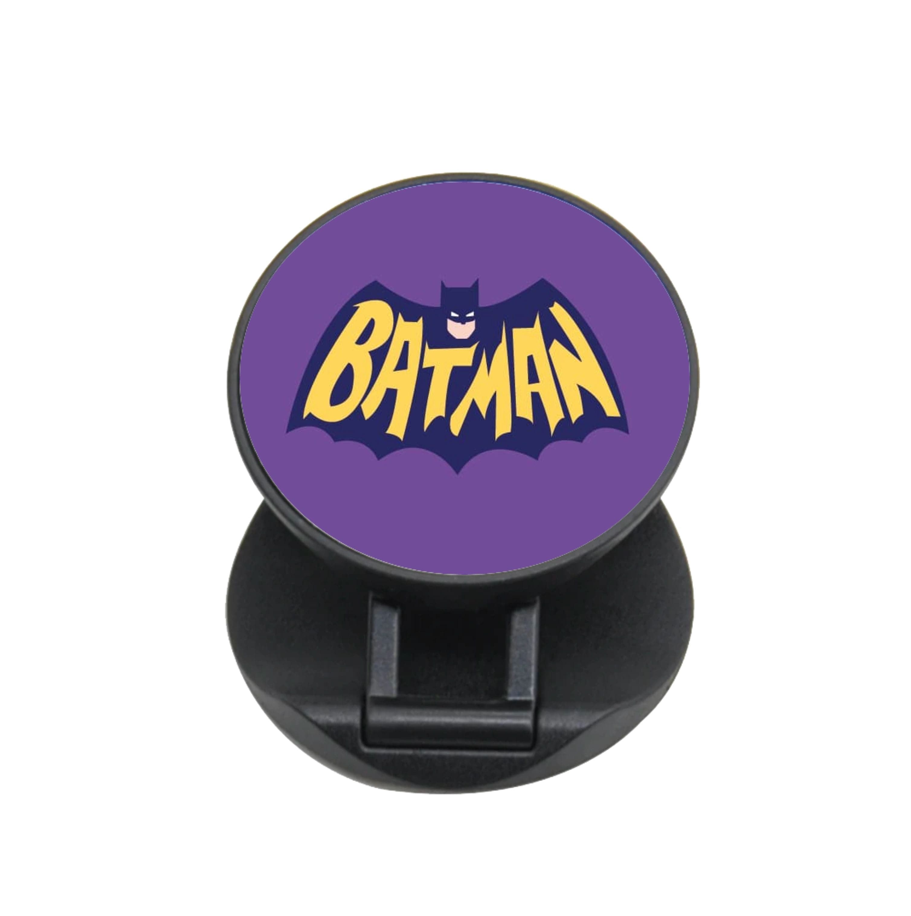 Bat Superhero Purple Logo FunGrip