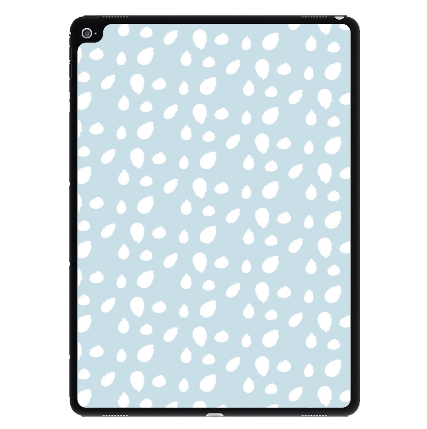 Pastel Blue Dots iPad Case