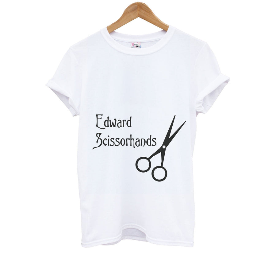 Name - Edward Scissorhands Kids T-Shirt