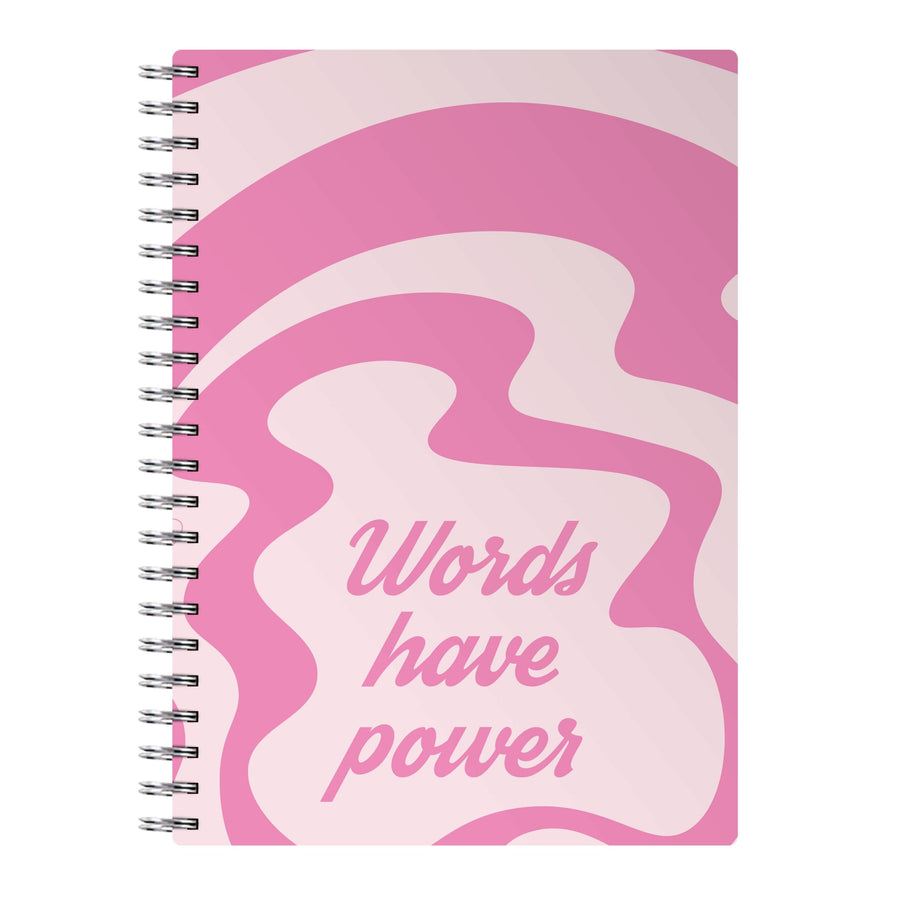 Words Have Power - The Things We Never Got Over Notebook