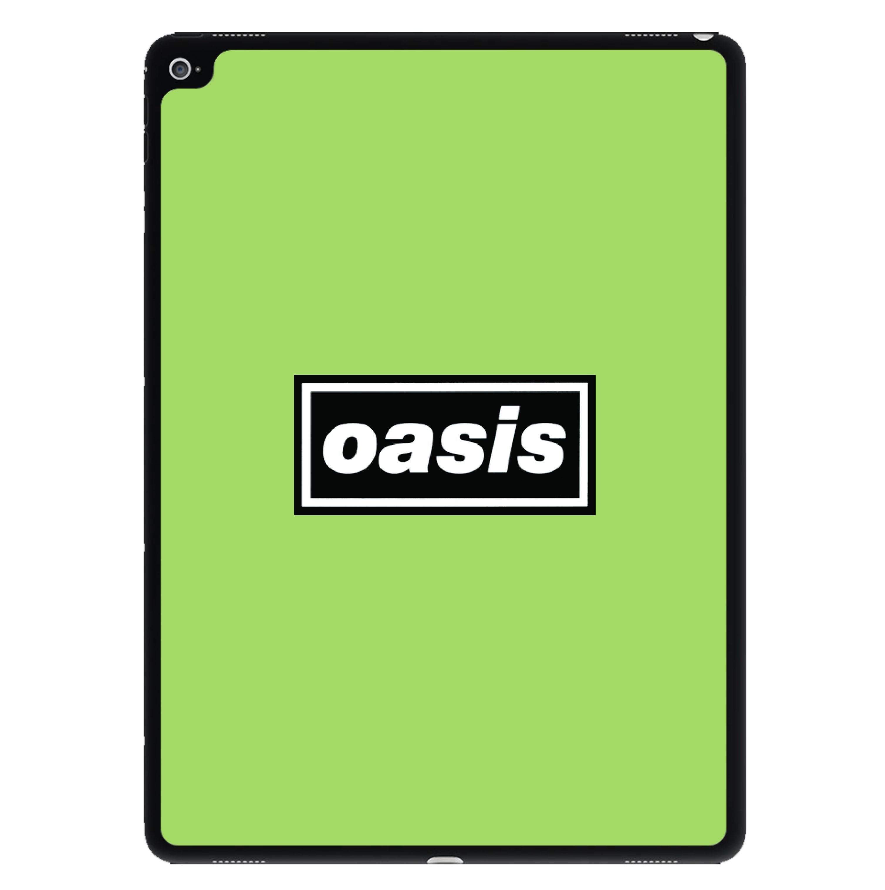 Band Name Green iPad Case