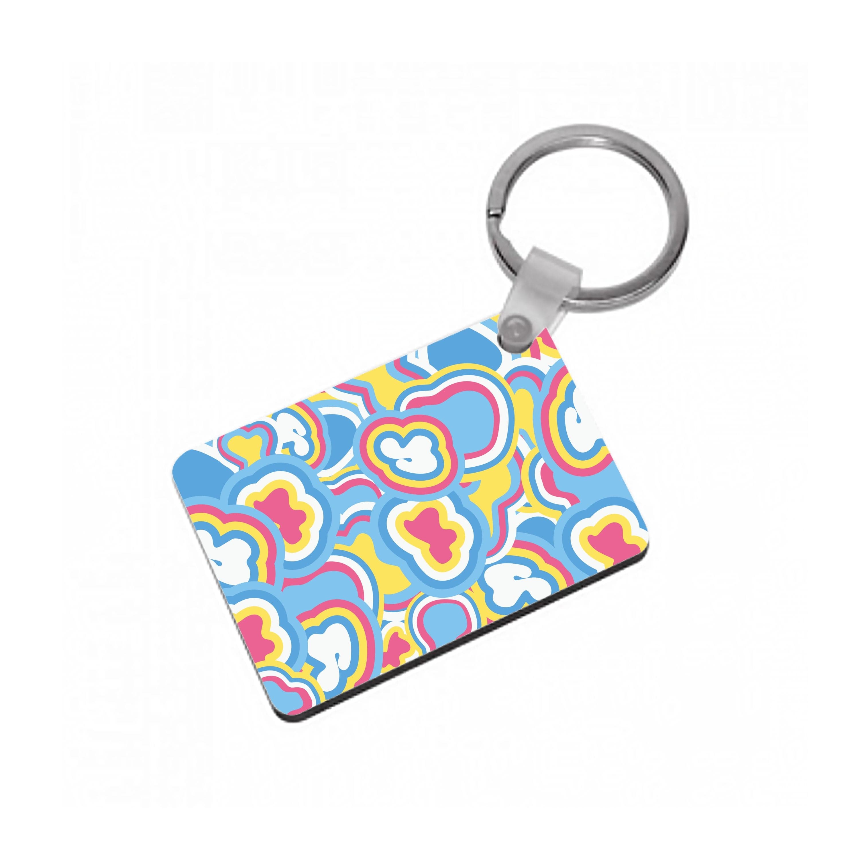 Abstract Pattern 11 Keyring