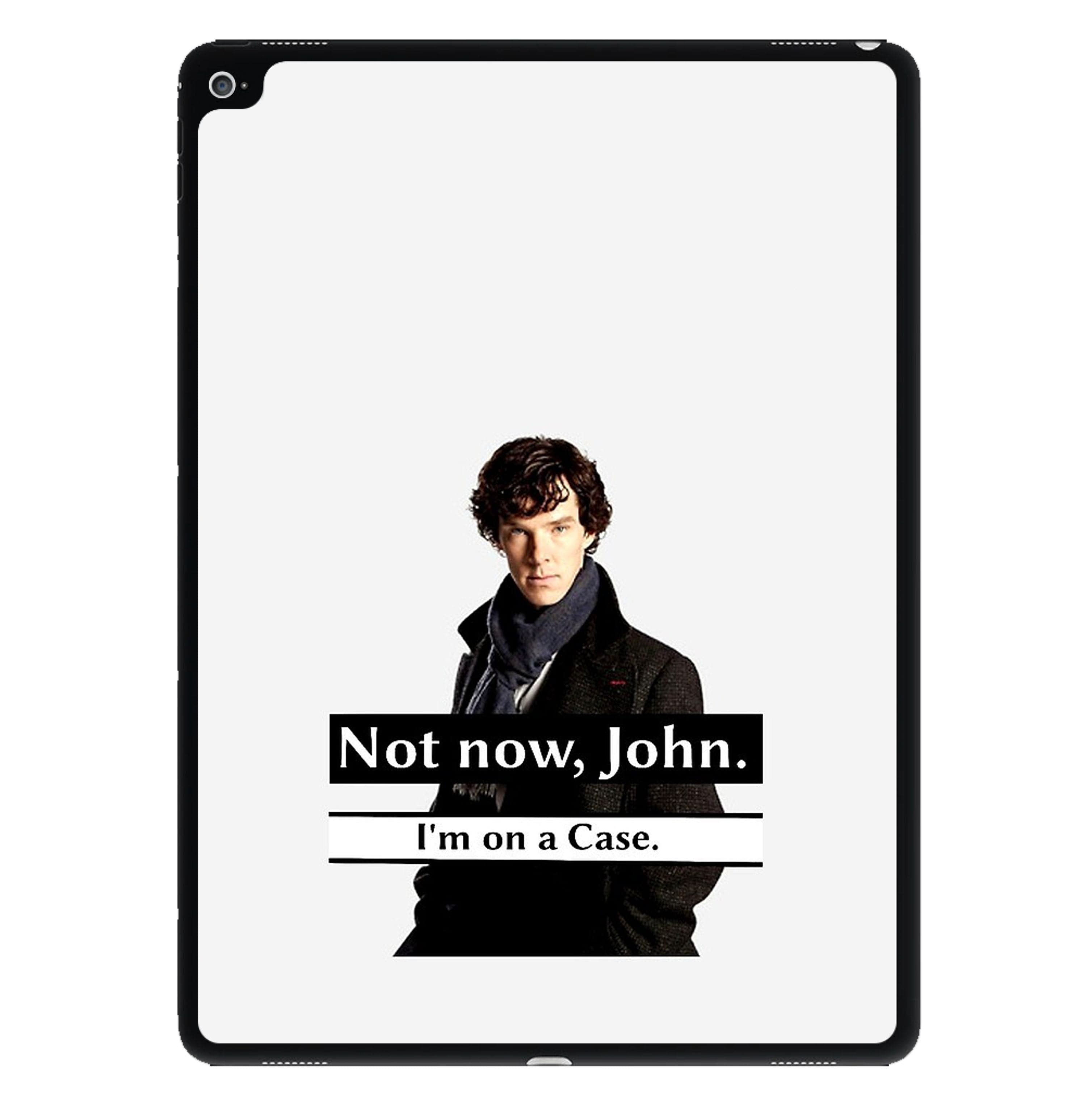 I'm on a Case Holmes Pun iPad Case