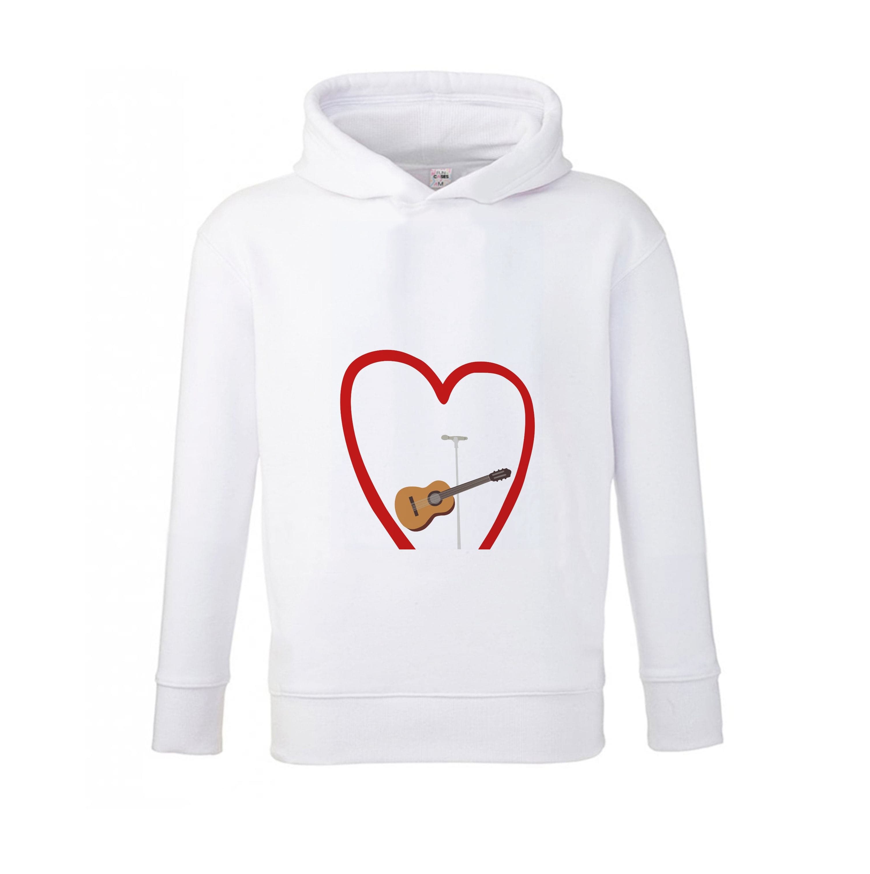 Love Guitar Kids Hoodie