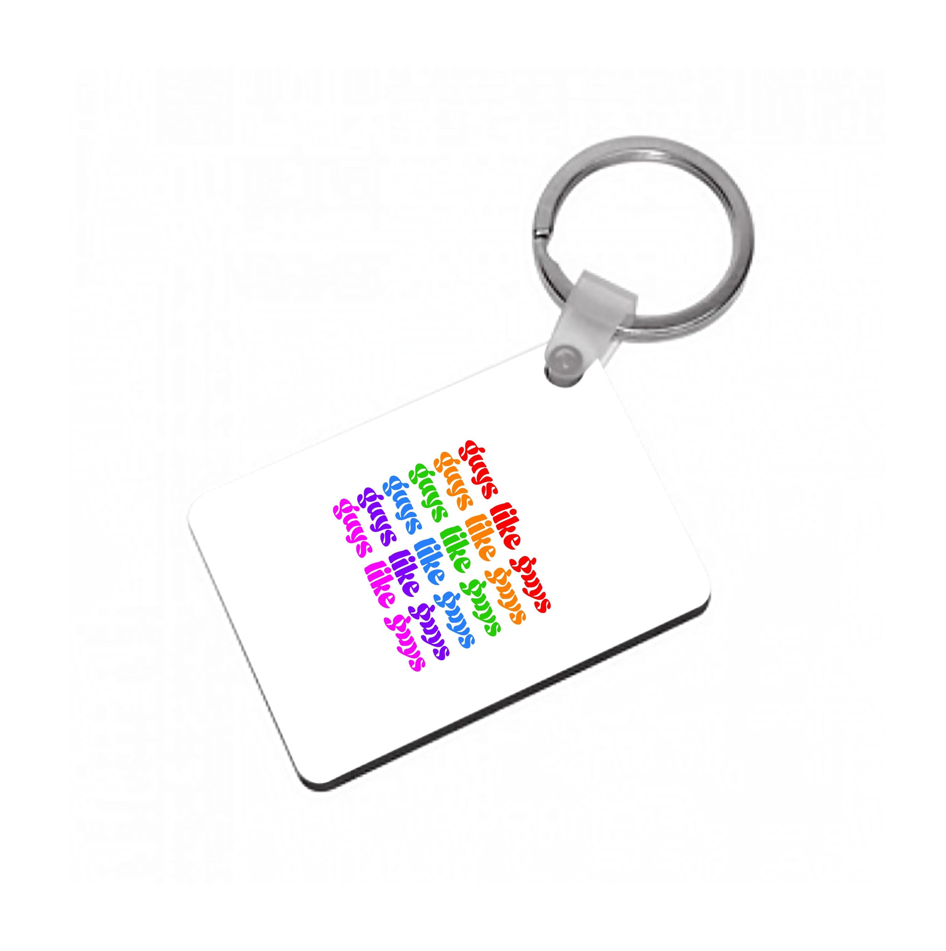 Guys like guys - Pride Keyring