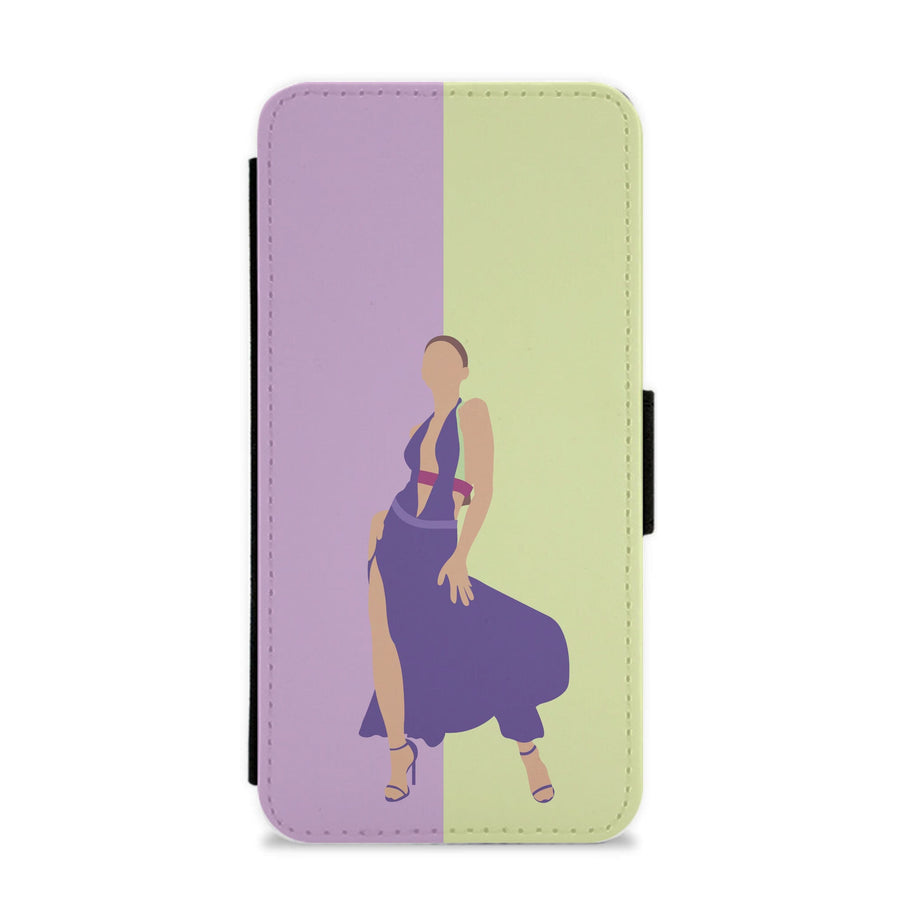 Yellow And Purple - Zendaya Flip / Wallet Phone Case