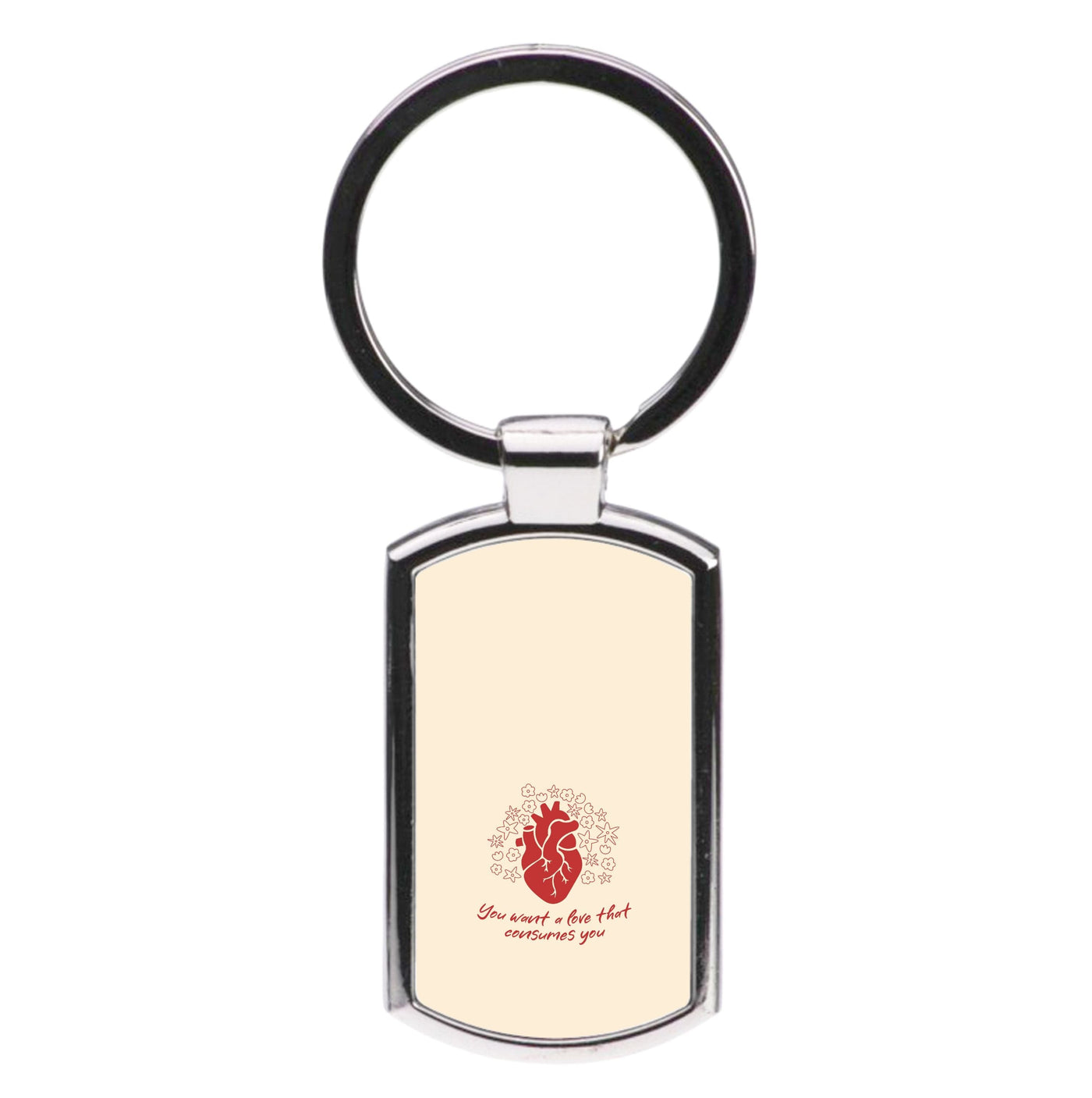 You Want A Love That Consumes You - Vampire Diaries Luxury Keyring