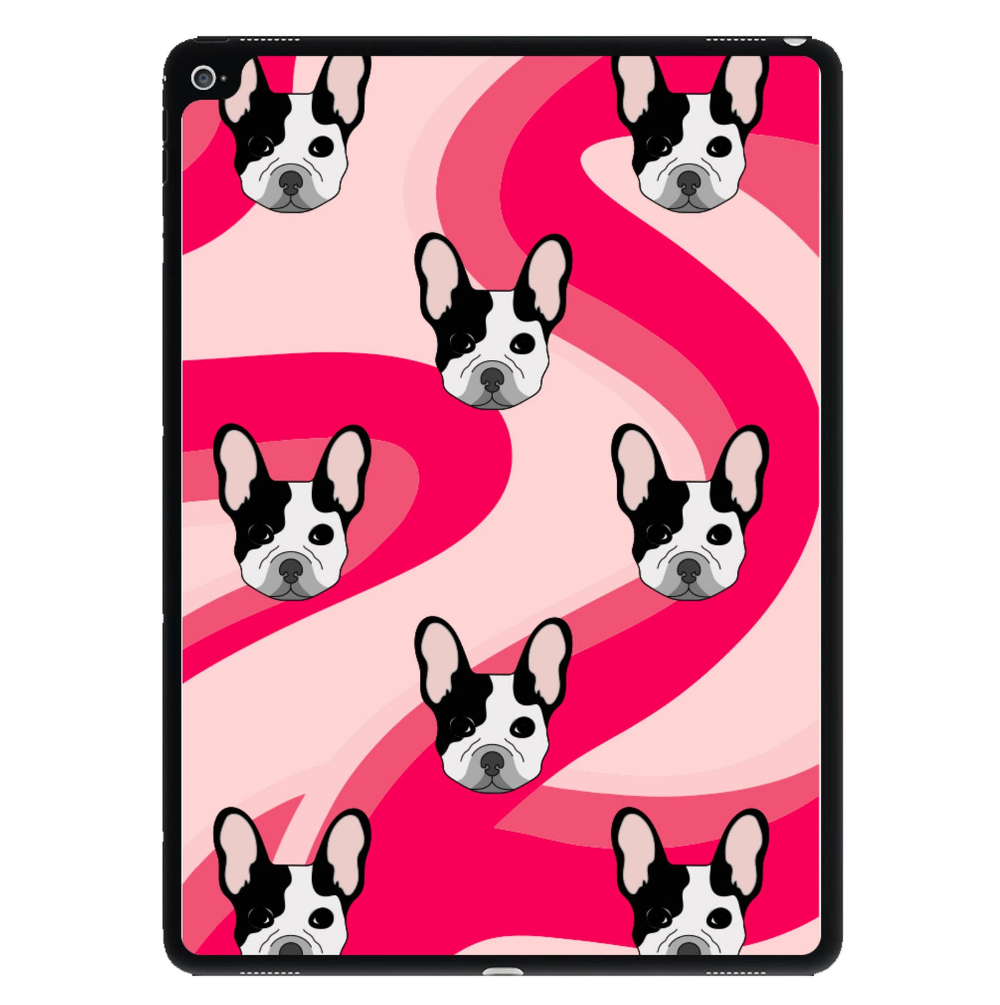 Abstact Frenchie - Dog Pattern iPad Case