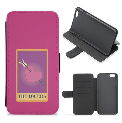 The Lovers - Tarot Cards Flip / Wallet Phone Case