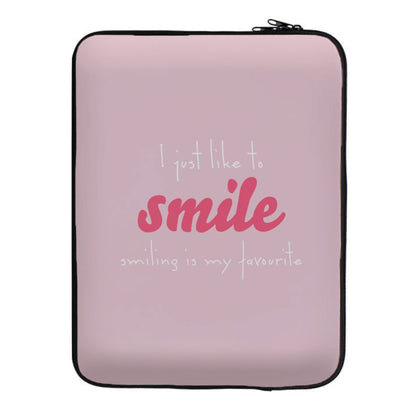 I Just Like To Smile - Elf Laptop Sleeve