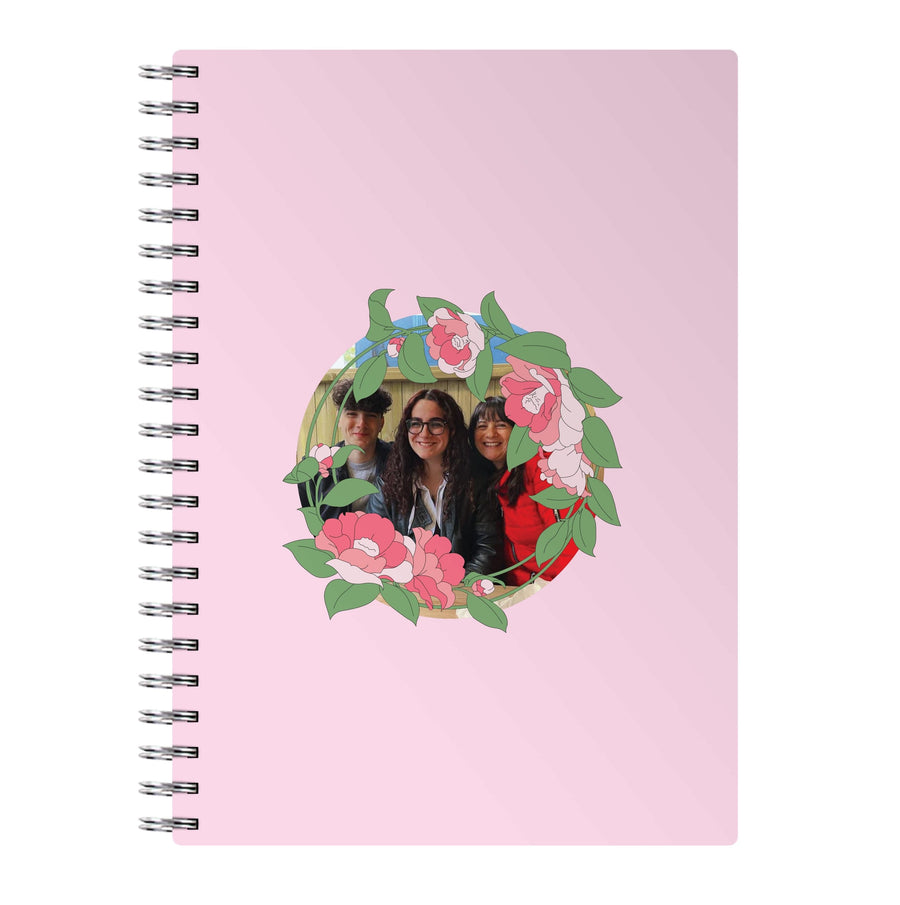 Floral Wreath - Personalised Mother's Day Notebook