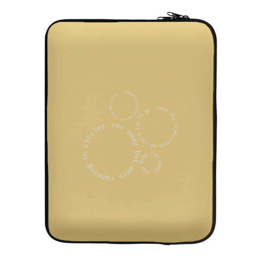 Running In Circles - Post Malone Laptop Sleeve