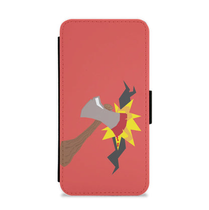 Jason Axe - Friday The 13th Flip / Wallet Phone Case