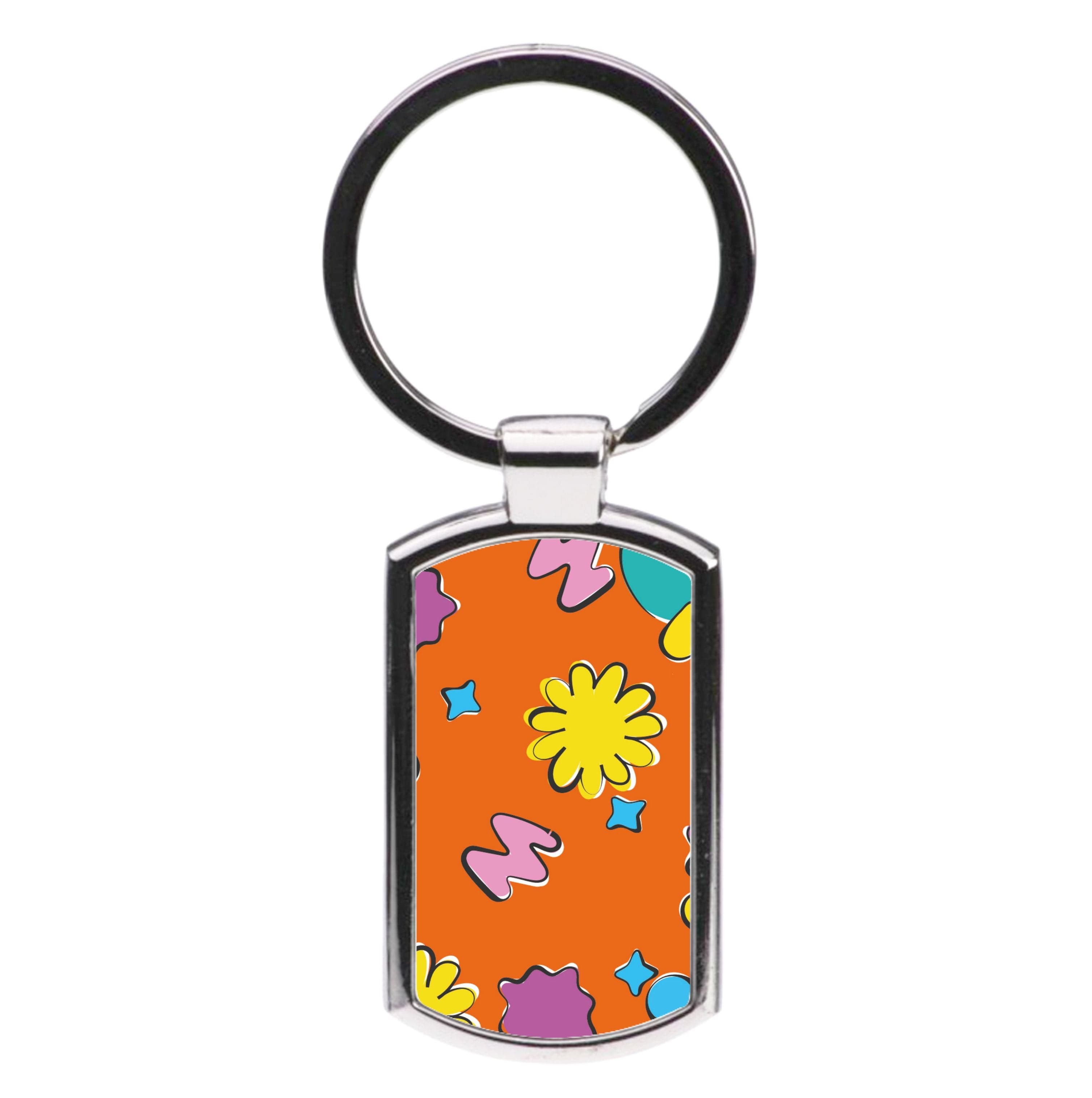 K-Pop Band Flowers Patterns Luxury Keyring