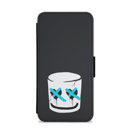 Blue Eyes - White Helmet DJ Flip / Wallet Phone Case