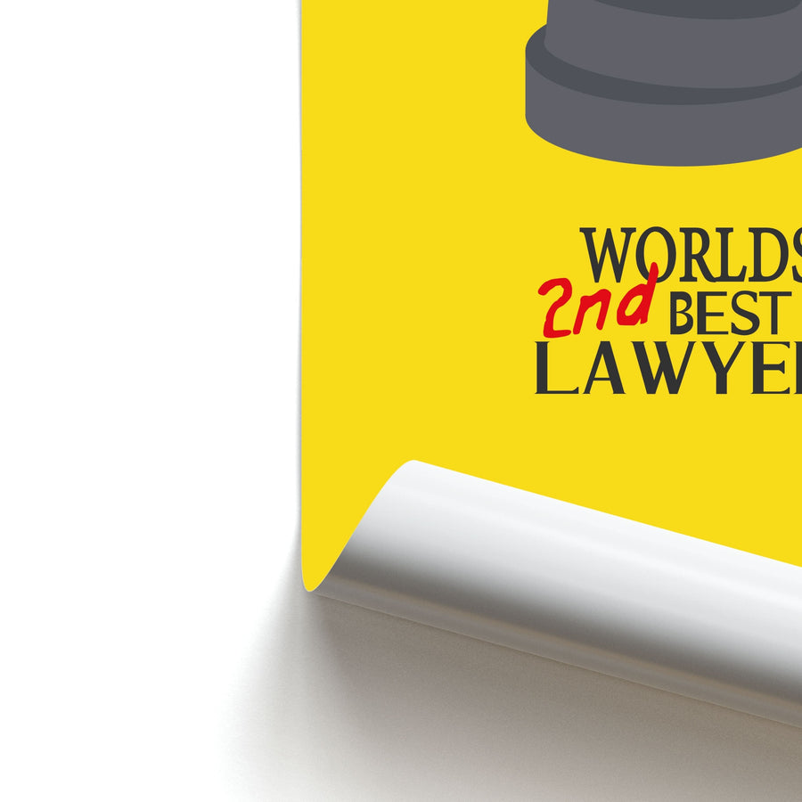 Worlds 2nd Best Lawyer - Better Call Saul Poster