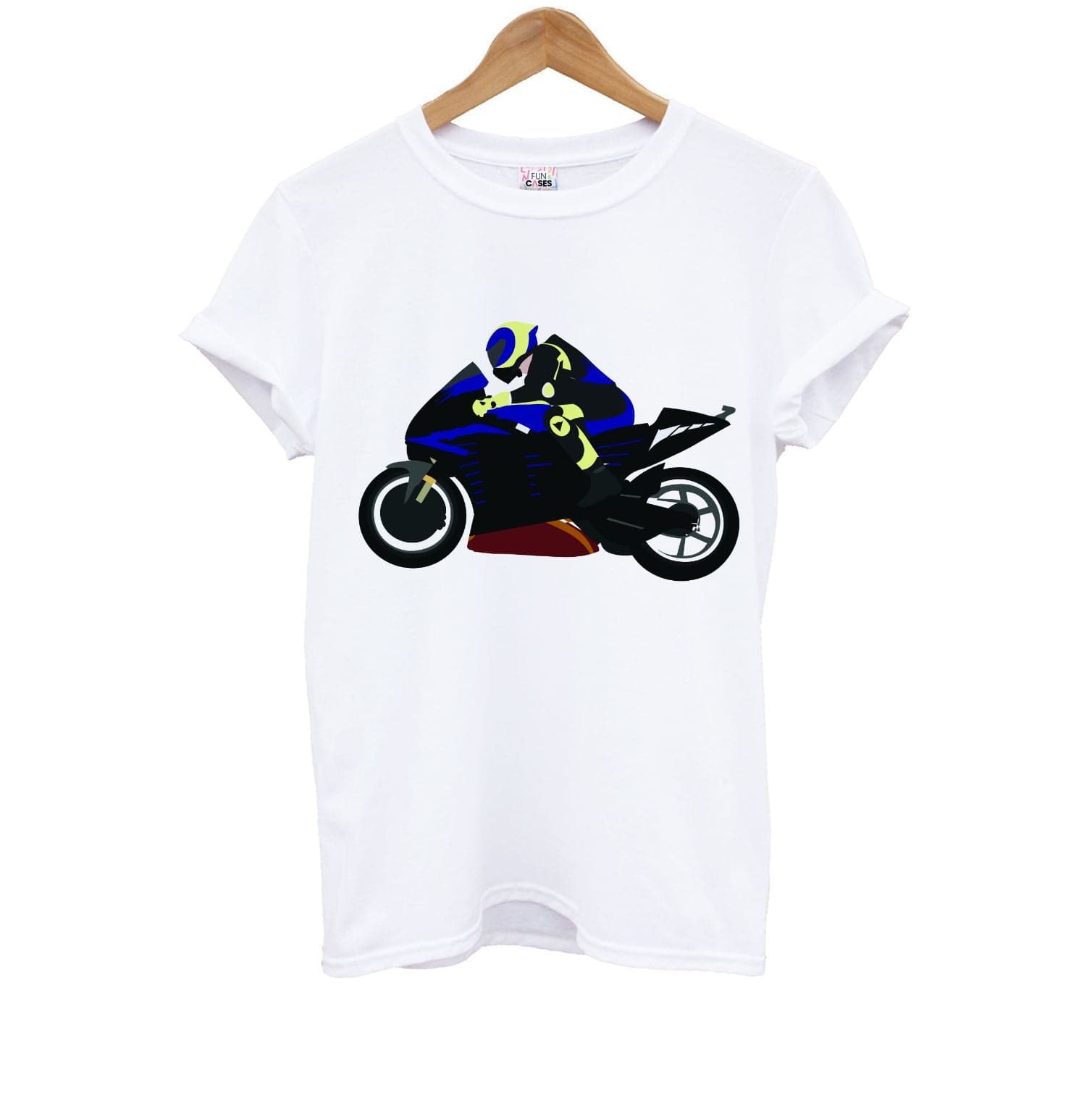 Purple Motorbike - Motorbike Kids T-Shirt