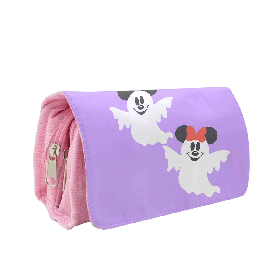 Mickey And Minnie Mouse Ghost - Disney Halloween Pencil Case