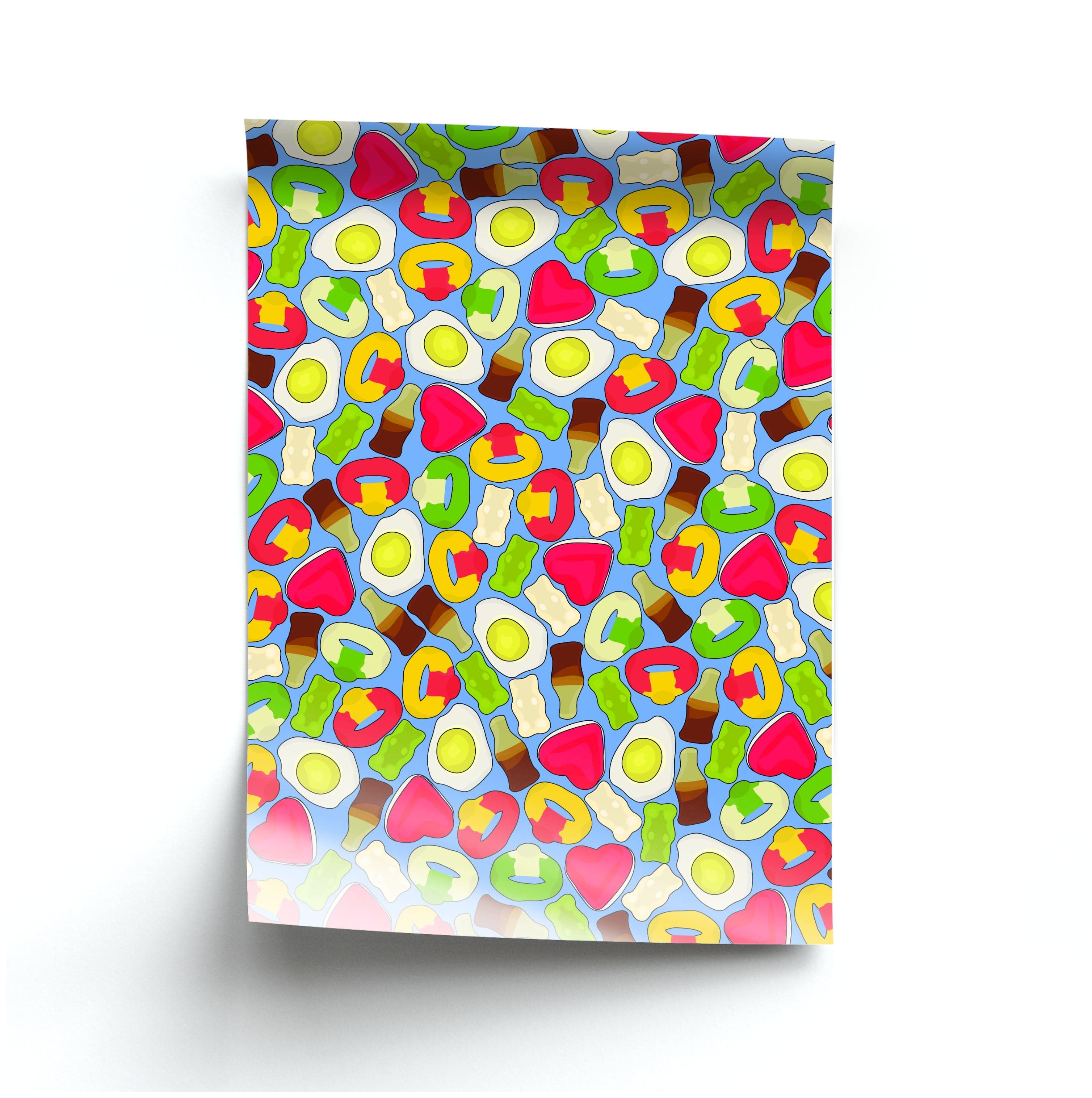 Gummy Sweets - Sweets Patterns Poster