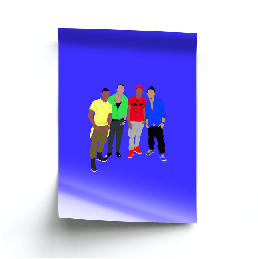 Members Purple - JLS  Poster