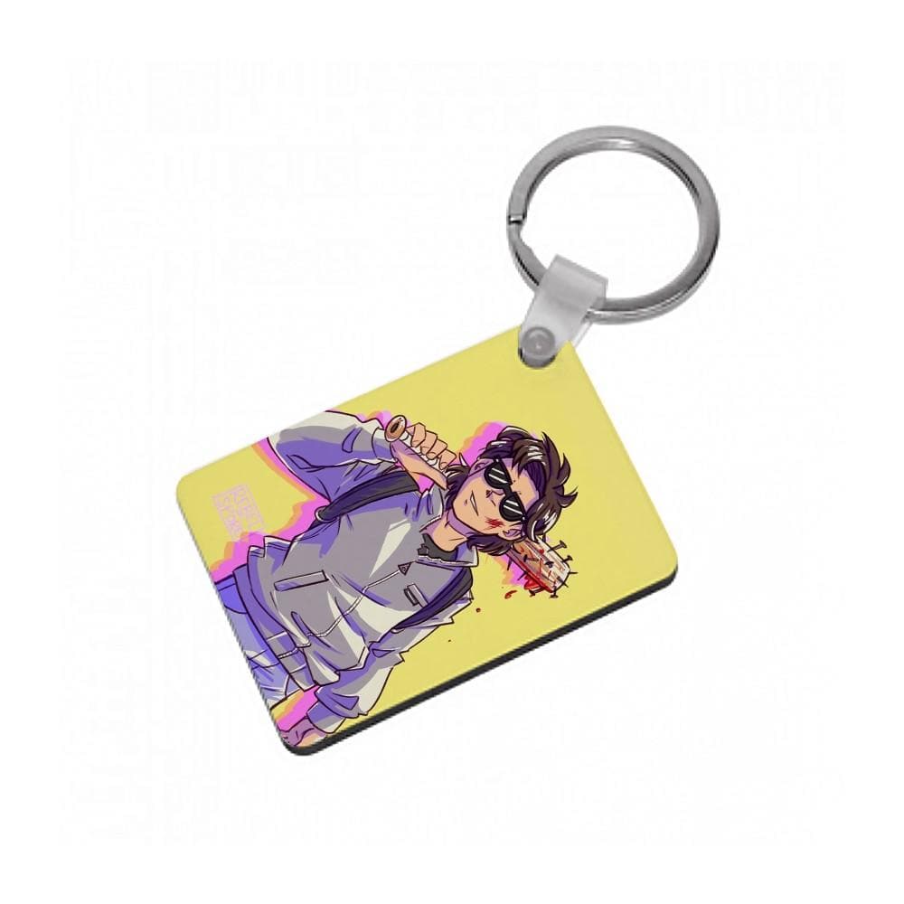 Steve Harrington Comic Cartoon Keyring - Fun Cases