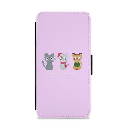 Meowy Christmas  Flip / Wallet Phone Case