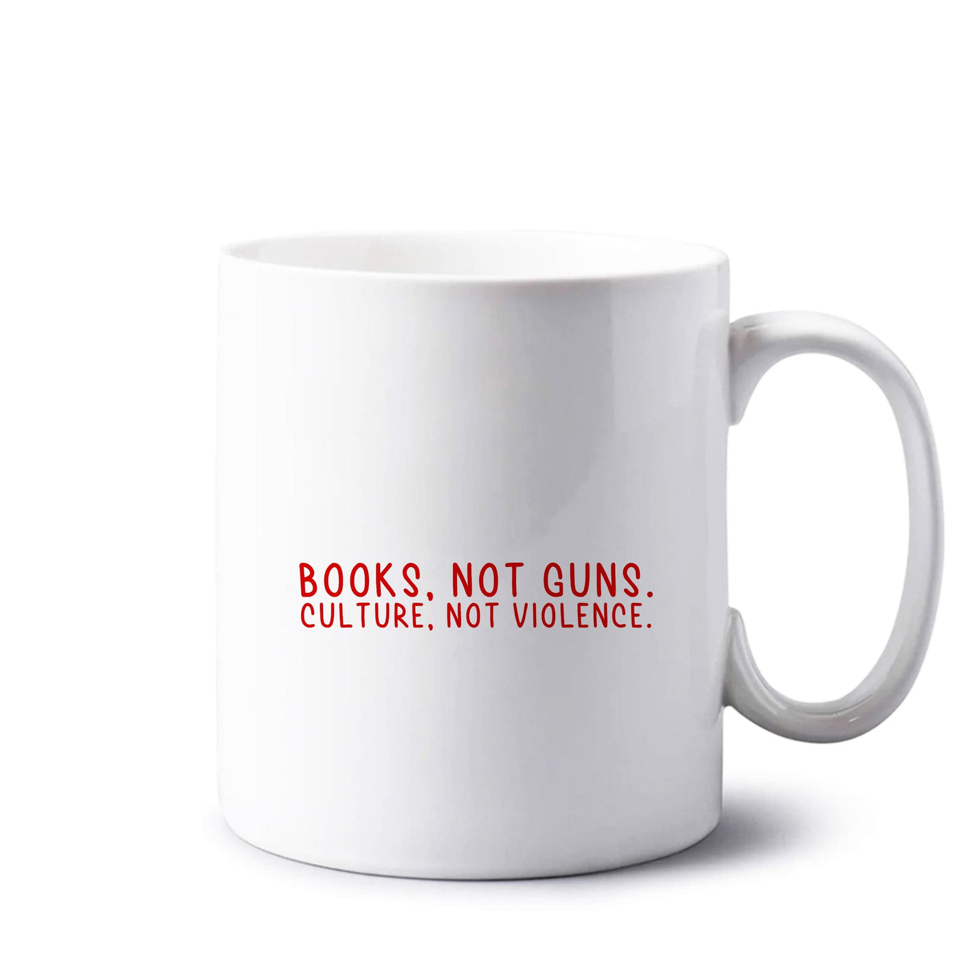 Books, Not Guns - TV Quotes Mug