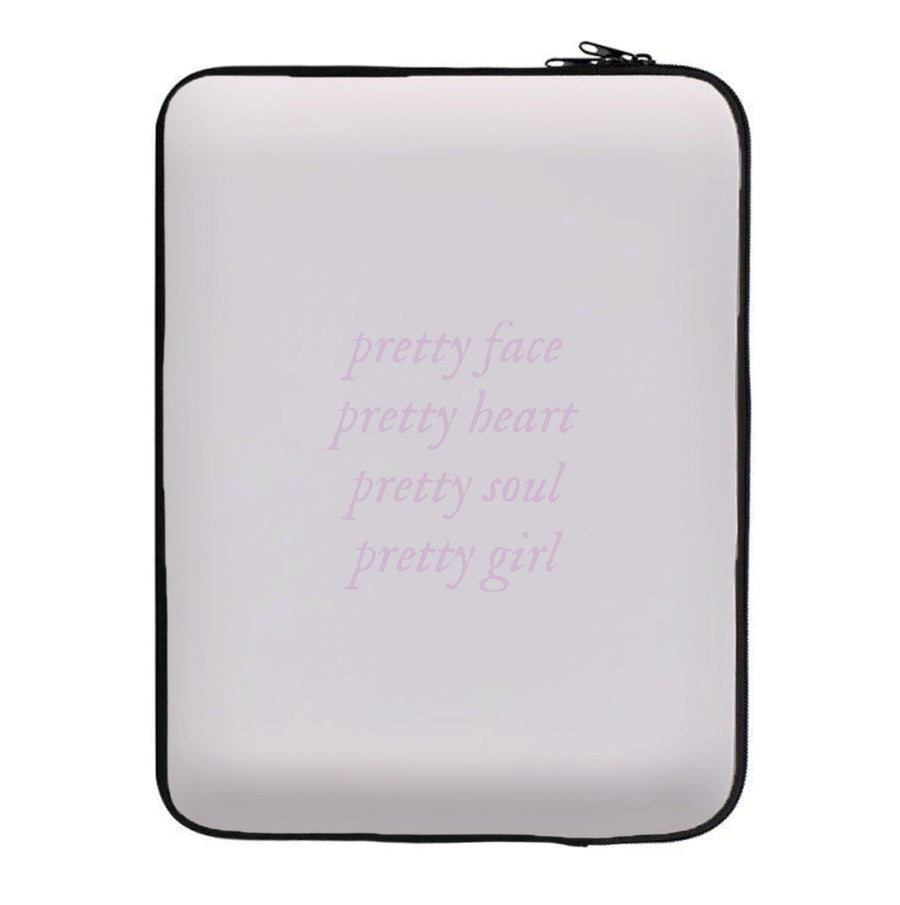 Pretty Girl - Clean Girl Aesthetic Laptop Sleeve