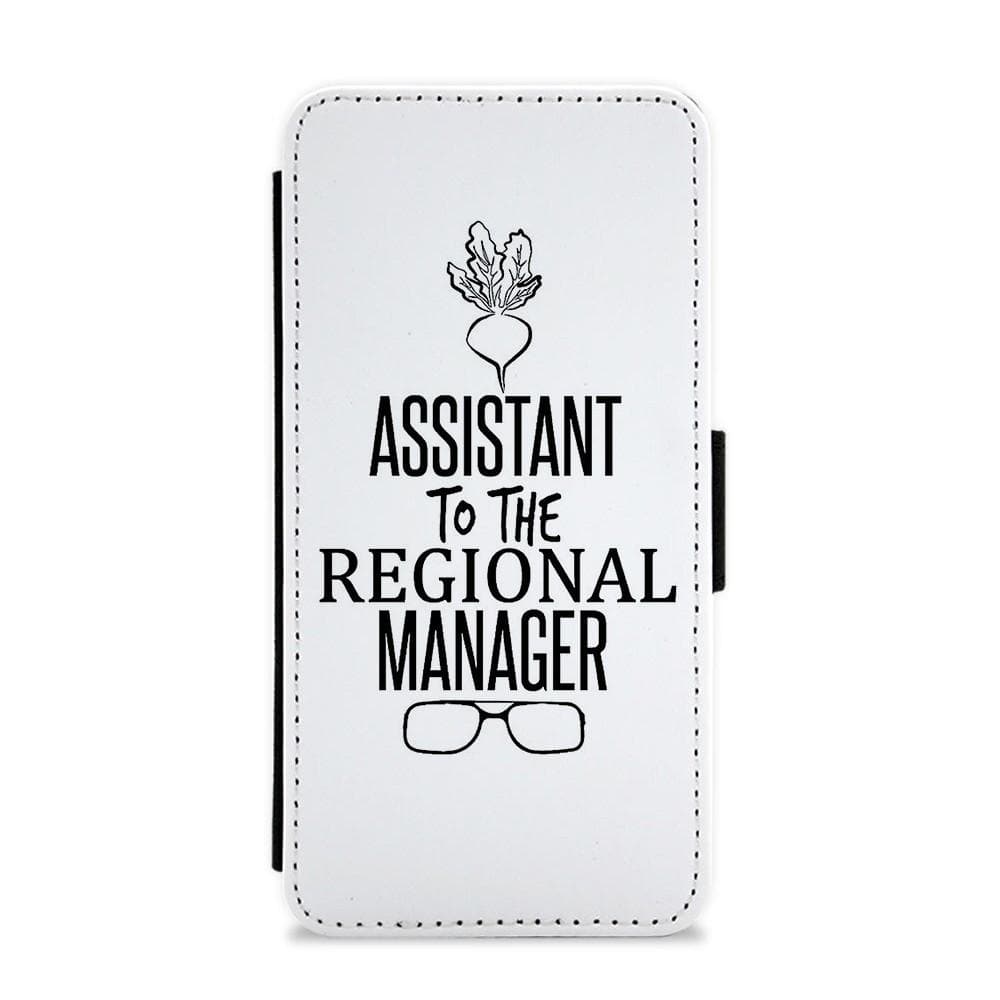 Assistant To The Regional Manager - Dwight Schrute - The Office Flip / Wallet Phone Case - Fun Cases