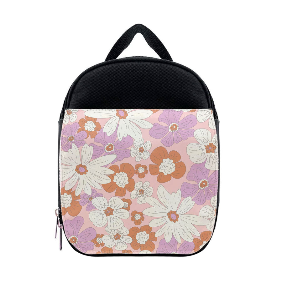 Retro Flowers - Floral Patterns Lunchbox