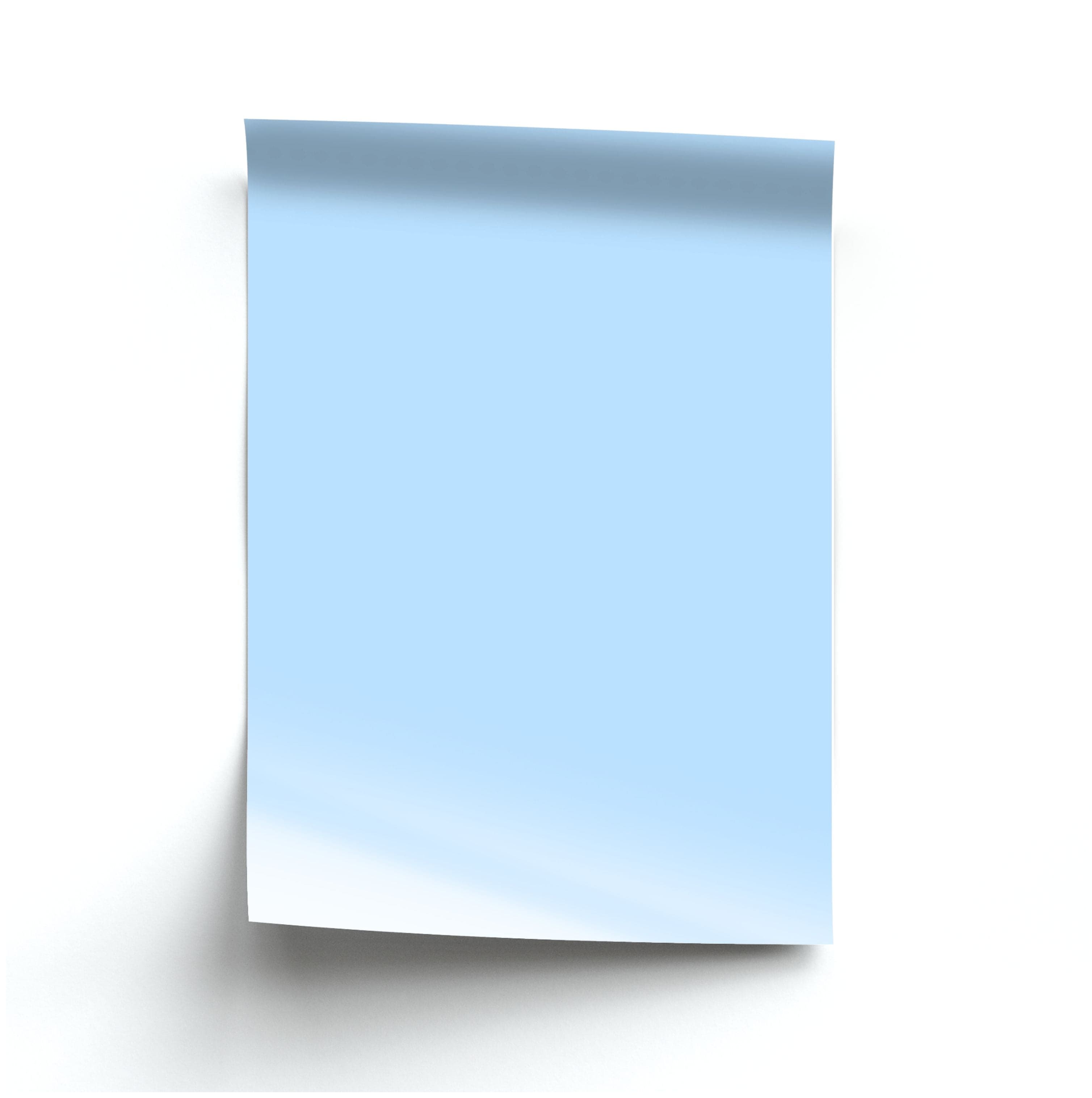 Back To Casics - Pretty Pastels - Plain Blue Poster