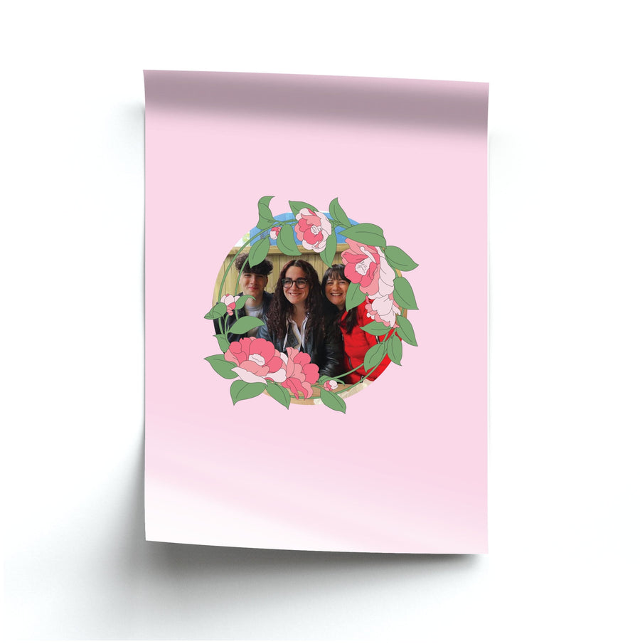 Floral Wreath - Personalised Mother's Day Poster
