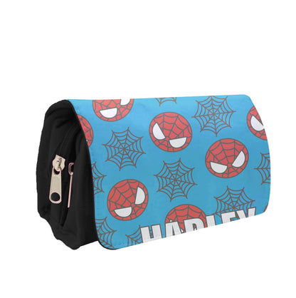 Spiderman And Webs - Personalised Superhero Comic Pencil Case