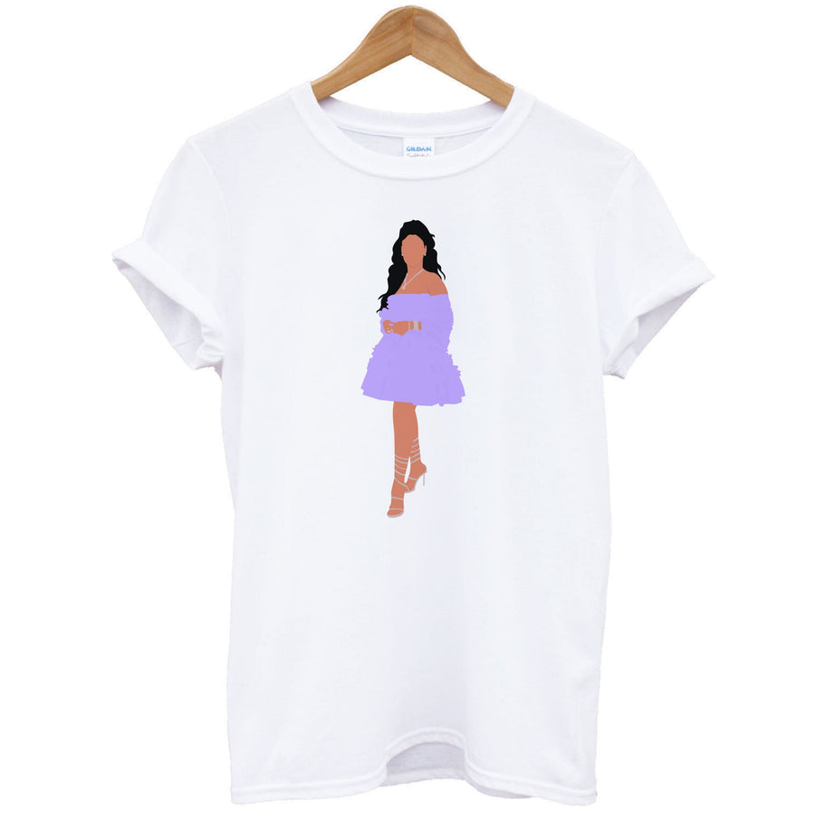 Purple Dress - Rihanna T-Shirt