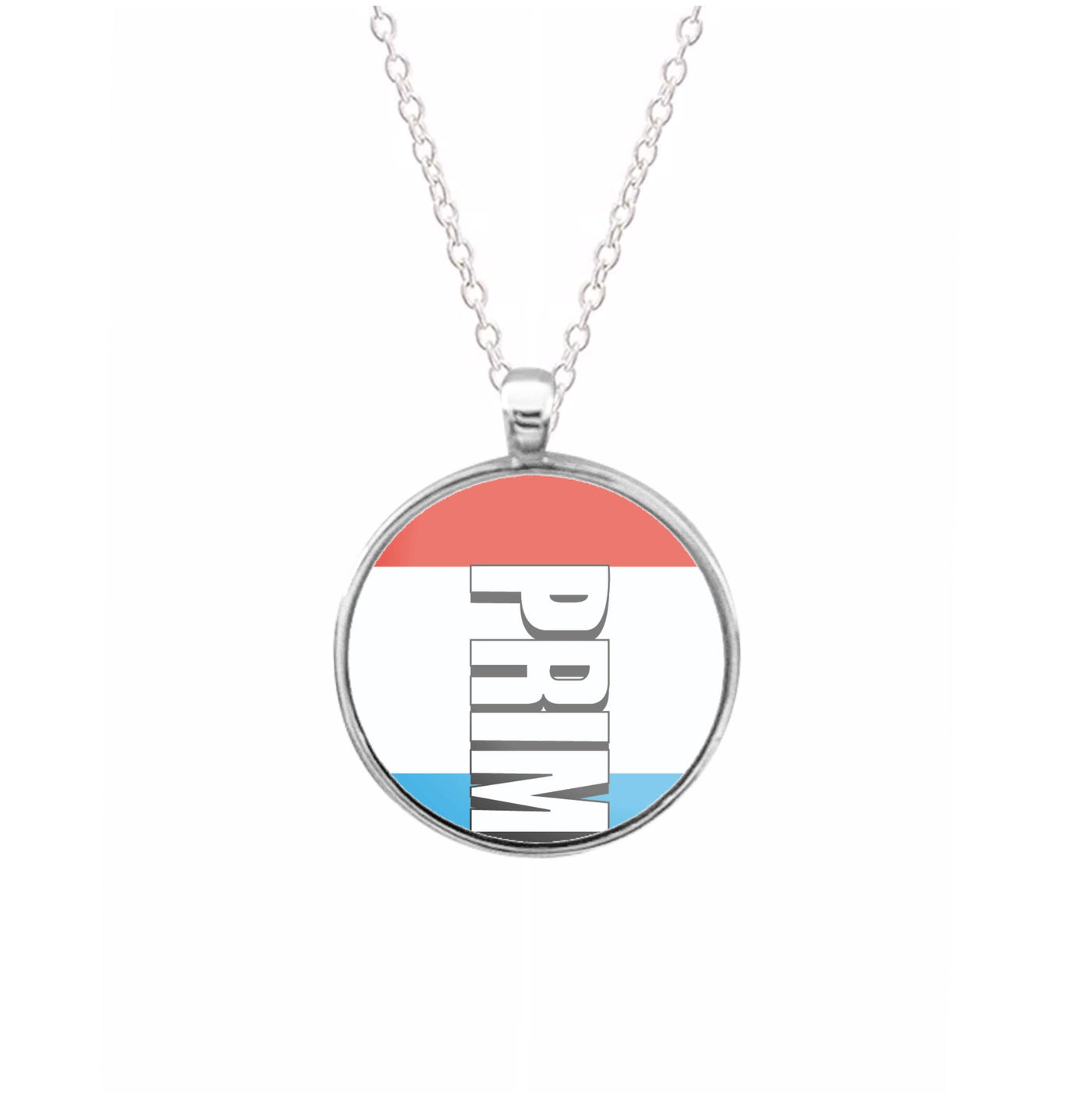 Prime - White And Red Necklace
