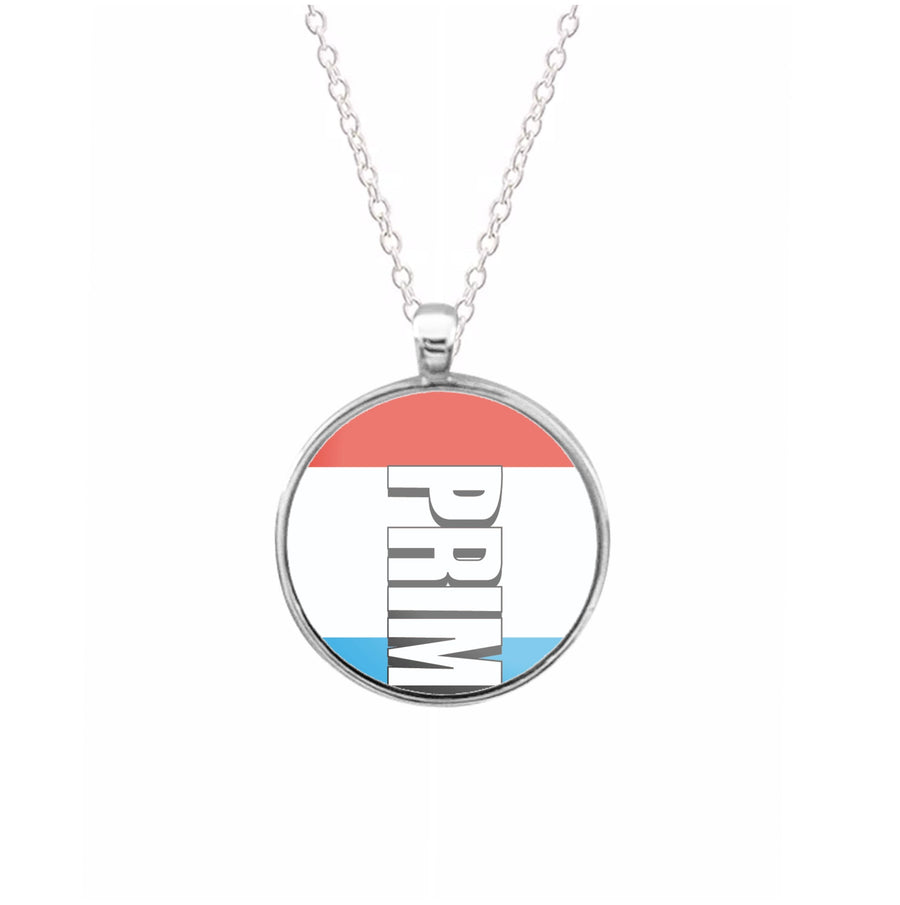 Prime - White And Red Necklace