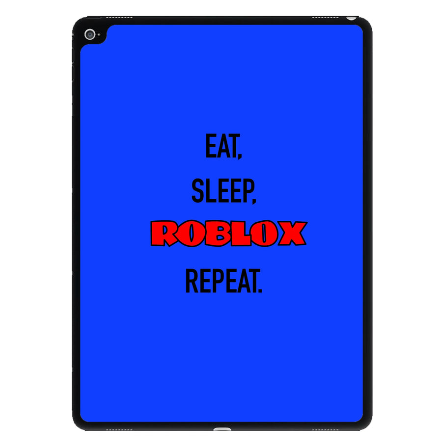Eat, sleep, Roblox , repeat iPad Case