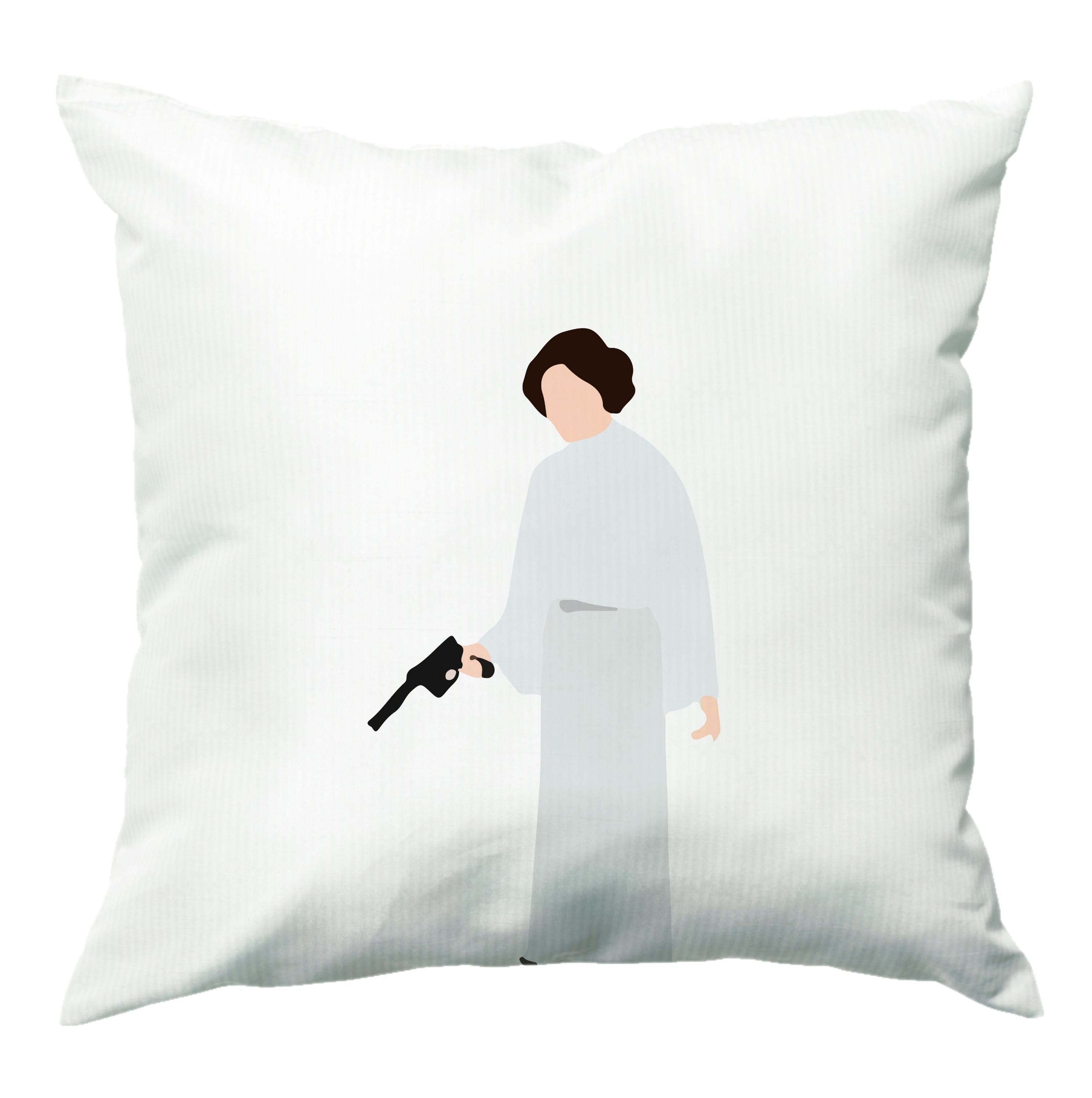 Leia Faceless With Gun Cushion