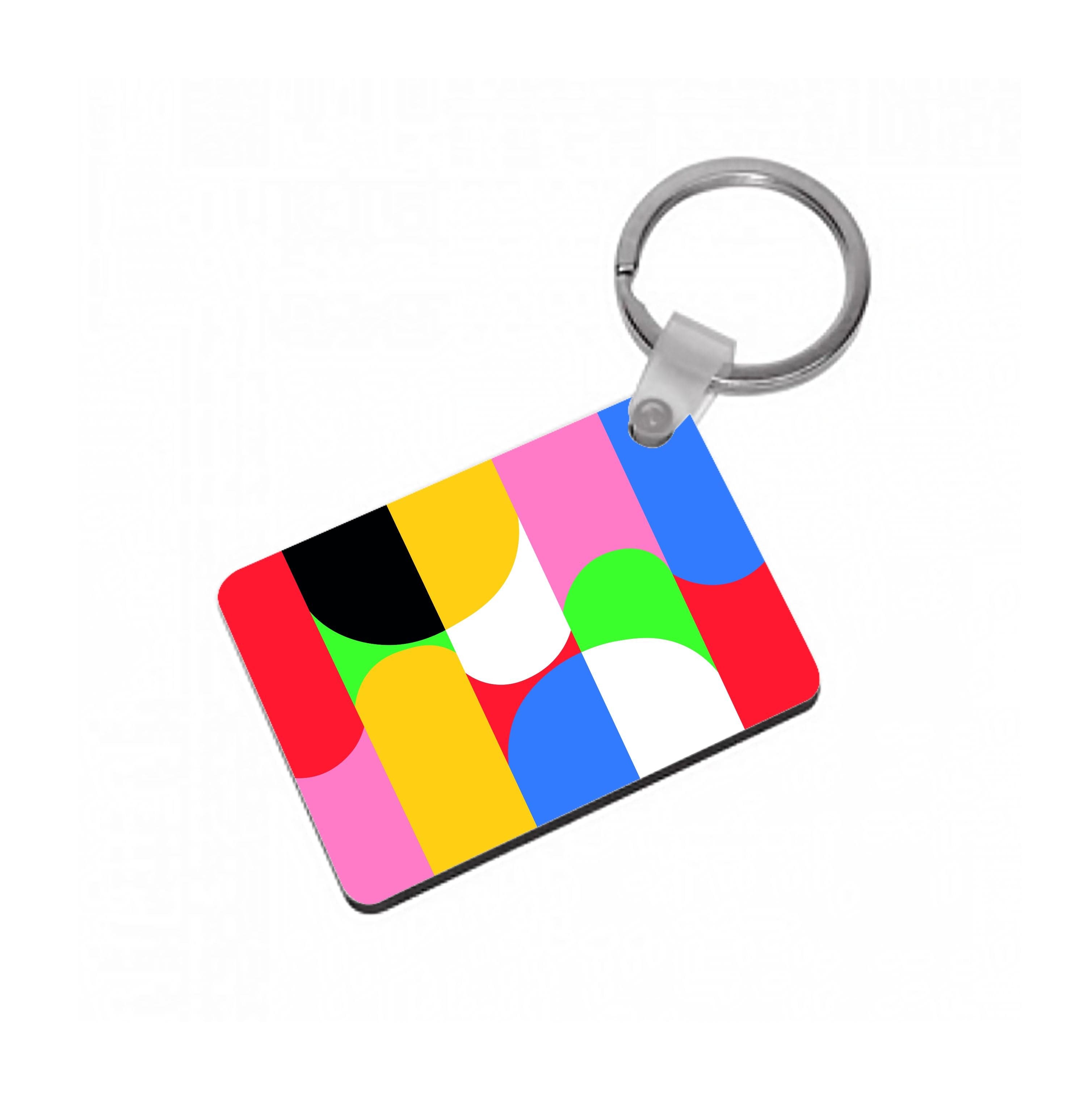 Abstract Patterns 27 Keyring