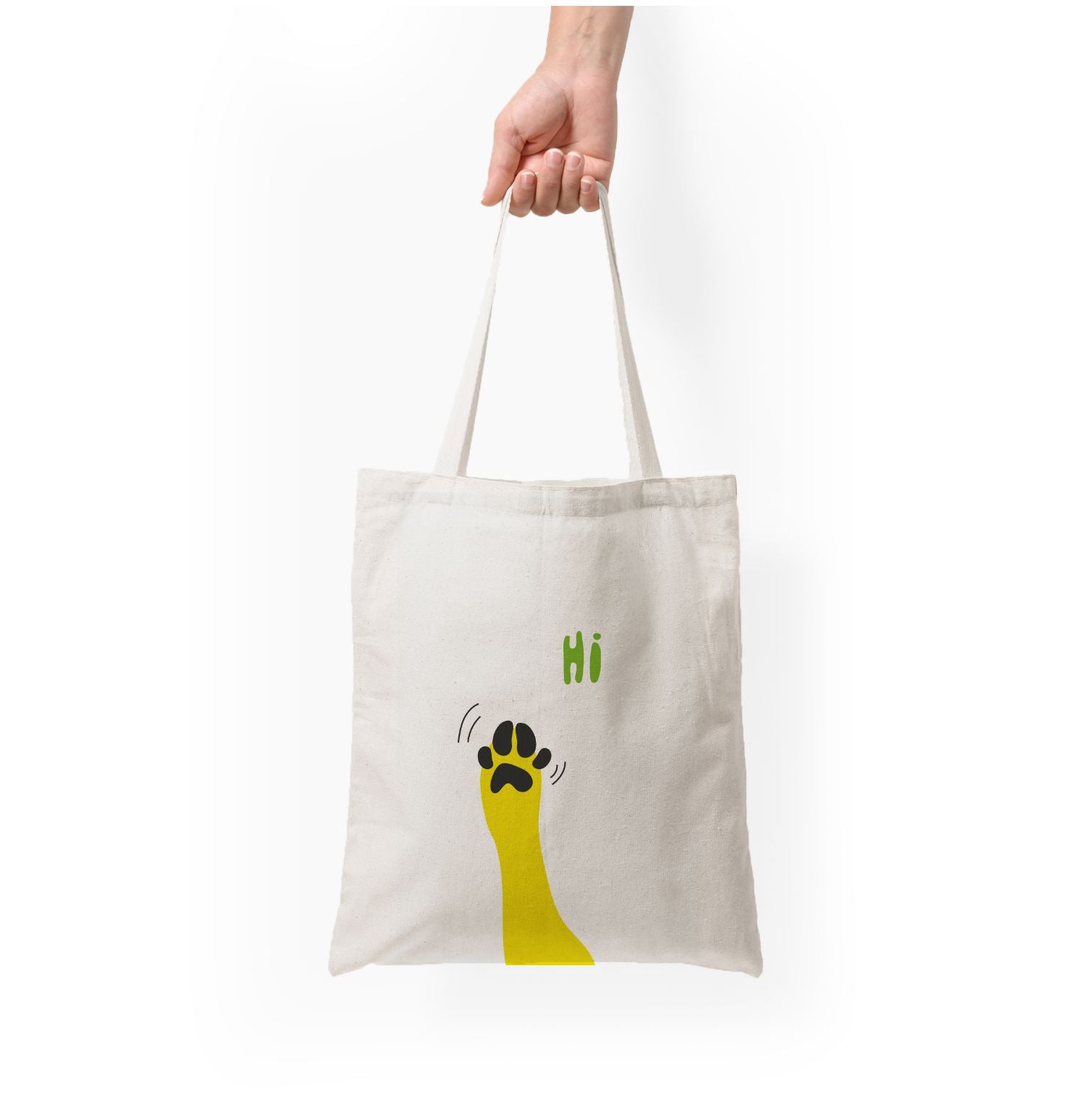 Hi - Dog Patterns Tote Bag