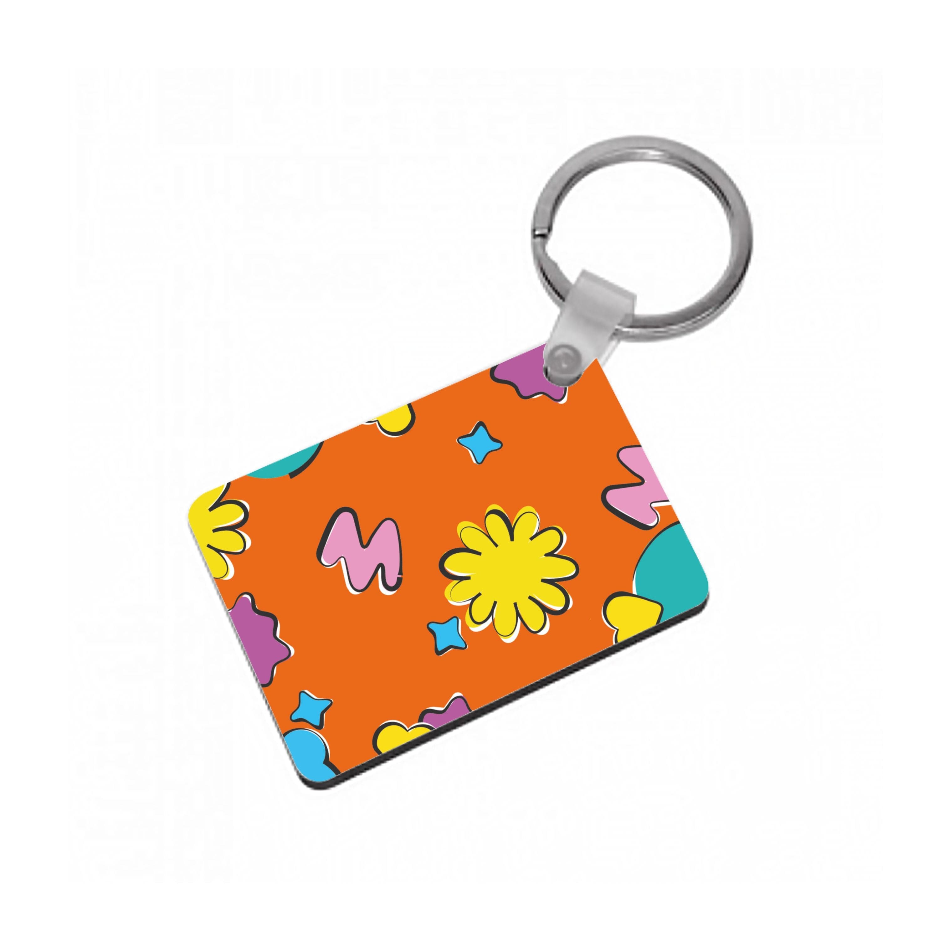 K-Pop Band Flowers Patterns Keyring