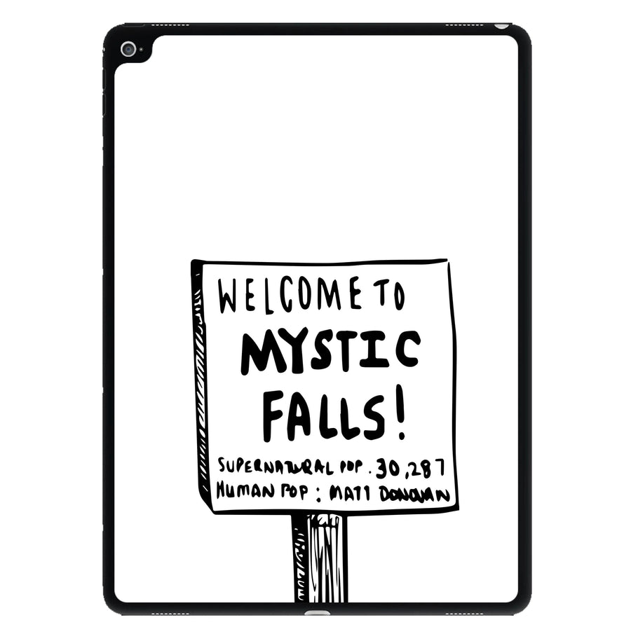 Welcome to Mystic Falls - Vampire Diaries iPad Case