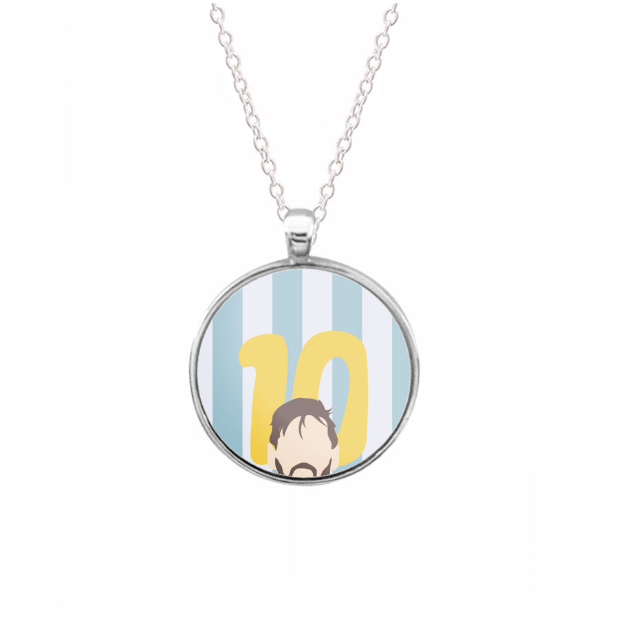 Number 10 - Messi Necklace