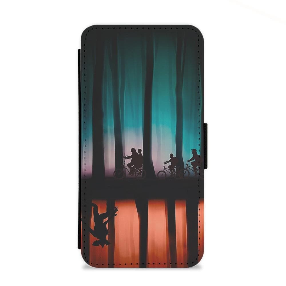 Stranger Things Upside Down Flip Wallet Phone Case - Fun Cases