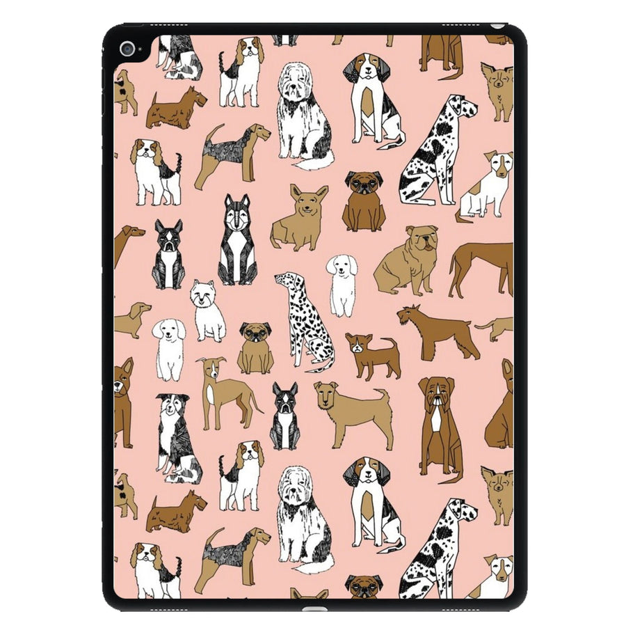 Dog Breeds - Animal Pattern iPad Case