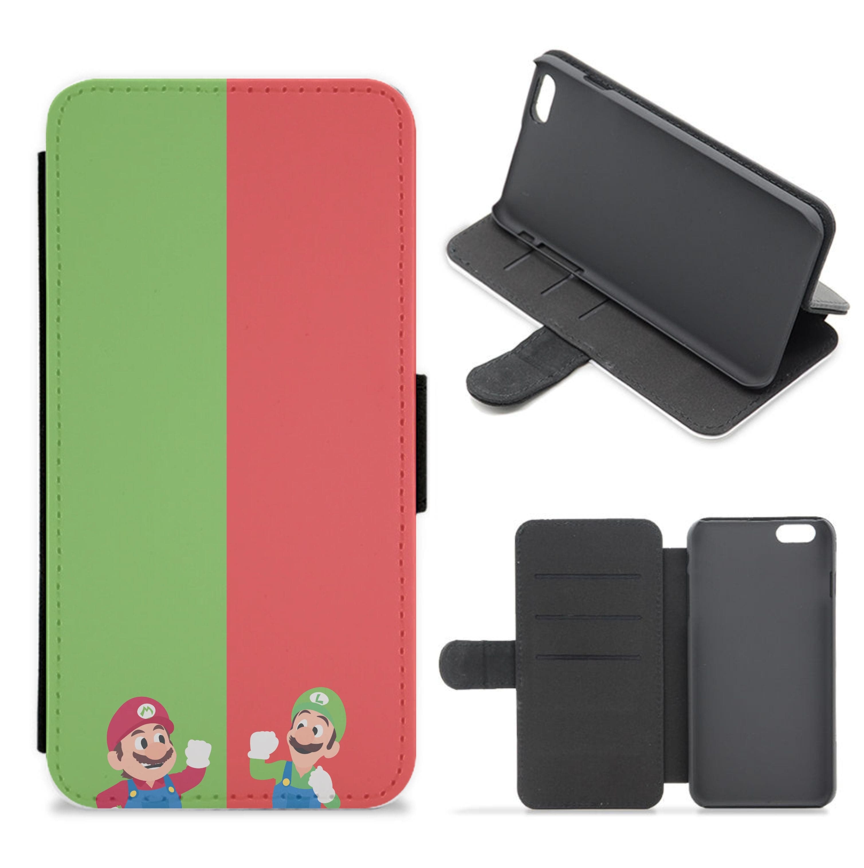 Mario And Luigi Flip / Wallet Phone Case